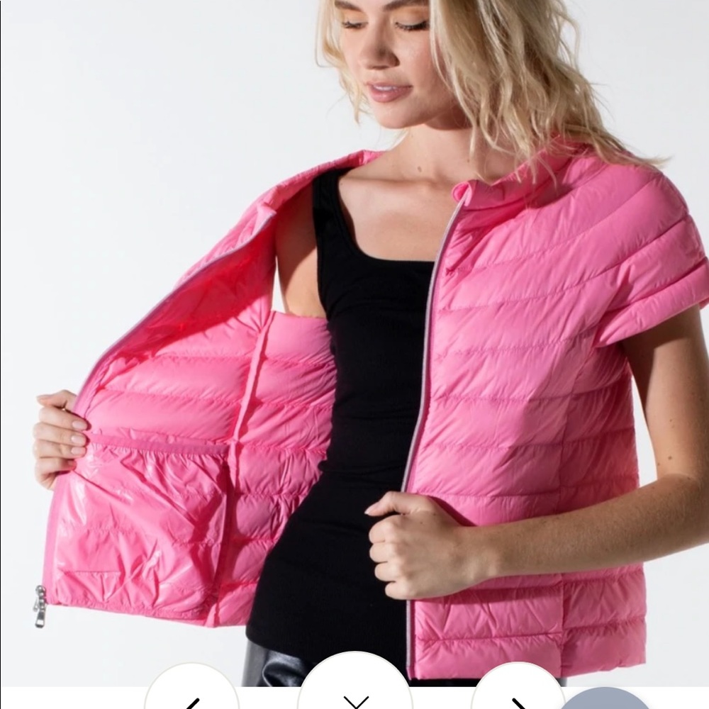 Size L pink St Ives Down Vest

750 Fill lightweight 90% down